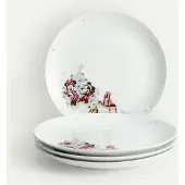 Fyrklövern Disney Vinter tallerken 27 cm 4-pak Middagstallerken