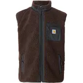 Carhartt WIP - Mærker - Prentis Vest Liner Palisander Black til Unisex - Størrelse S - Brun