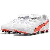Puma King LIGA FG/AG - Hvid/Rød/Sort, størrelse 43