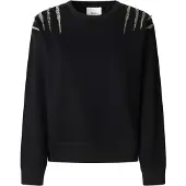 Pepe Jeans Pepe Jeanstil kvinder. PL5800024 Barny sweatshirt sort (S), Casual, Bomuld