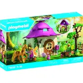 Playmobil Magic Unicorns - Hyggeligt Fehjem med Gylden Enhjørnin - - OneSize - Legetøj