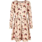Happy girls Kjole beige / rød / sort