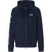 EA7 Train Logo Series Extended Logo Cc Sweatshirt Med Lynlås