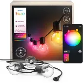 Philips Hue White and Color Gradient Festavia Udendørs lyskæde med globepærer - 14 m