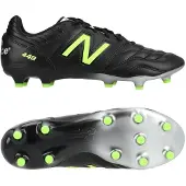 New Balance 442 V2 Pro FG Lime Light - Sort/Grøn - Græs (FG), størrelse 45