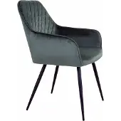 Scandinavian Living Hals spisebordsstol - Grøn velour | Møbelsalg.dk