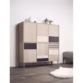 Mistral Reolsystem - Flot egetræ 133 cm x 122 cm x 42 cm | Møbelsalg.dk