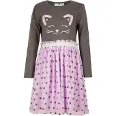 Happy girls Kjole antracit / pink