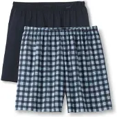 Calida Boksershorts natblå / himmelblå / blå-meleret / hvid