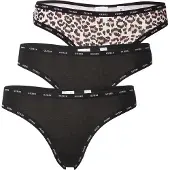 GUESS String nude / sort / hvid