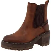 Mustang Chelsea Boots 'Madlin' kastaniebrun