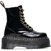 Dr. Martens Snørestøvletter 'Max' mørkegul / sort