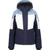 Icepeak - Skijakker dame - Florala W Bleu Fonce til UnisexUld - Størrelse 36 FR - Flåde