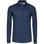 Desoto Twill Skjorte i Optics Indigo Blå Mørkeblå måle
