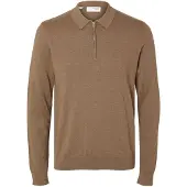 Selected Pullover 'SLHBerg' brun-meleret