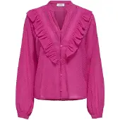 ONLY Bluse purpur