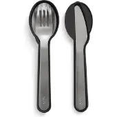 Lékué bestiksæt med etui 5 dele Black