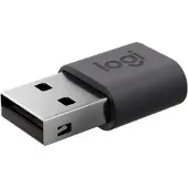 Logitech - USB-adapter - USB (han) til 24 pin USB-C (hun) - USB 2.0 - 5 V - 0.5 A