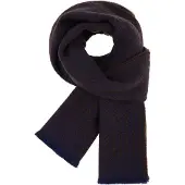 Boggi Milano Sjal navy / mørkebrun