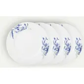 Fyrkövern Nordic Blue tallerken 26 cm 4-pak, Hvid Middagstallerken