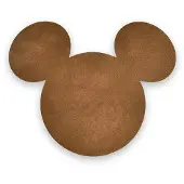 Fyrkövern Disney Mickey Mouse glasunderlag natur 4-pak