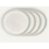 Fyrkövern Shell tallerken 28 cm 4-pak Middagstallerken