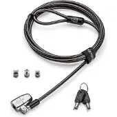 Kensington ClickSafe 2.0 3-i-1 nøglelås til laptop Sort