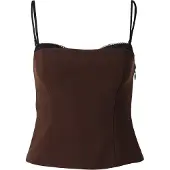 Abercrombie & Fitch Overdel mørkebrun / sort