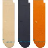 Stance Sokker sand / mørkeblå / orange