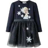 Name it Osimi Frozen Tulle Kjole Med Lange ærmer