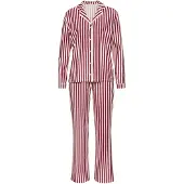 LASCANA Pyjamas rød / vinrød / hvid