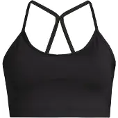 Casall Sleek Strappy Sports Bra, Black