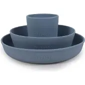 Filibabba Silicone dinner set - Powder Blue