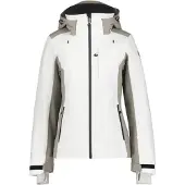 Icepeak - Skijakker dame - Faenza W Blanc Optique til UnisexUld - Størrelse 40 FR - Hvid