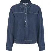 Soft Rebels Bluse 'Portia' blå