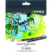 Lyra Aqua Brush Duo Markørboks Med 24 Farver