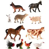 Miniland Bondegårdsdyrfigurer 11 Enheder