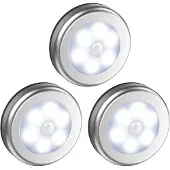 INF LED spotlights med bevægelsessensor natlys 3-pak Silver