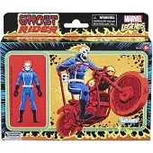Marvel Ghost Rider Motorcykelrytter Retro Samlerfigur Med Motorcykel