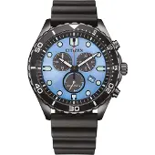 Citizen Herreur AT2567-18L Eco Drive Blå/Gummi Ø43 mm