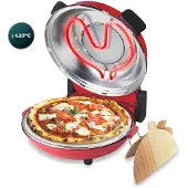 Cecotec Elektrinė krosnelė Fun Pizza&Co Mamma Mia Vista raudona