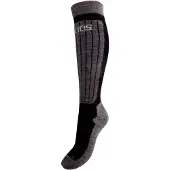 Helios Merino One 60, skistrømper, 2 par, sort