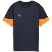 Puma Trænings T-Shirt IndividualCUP - Navy/Rød/Orange Børn, størrelse 152 cm