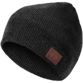 INF Beanie med Bluetooth 5.0 høretelefoner og mikrofon Mørkegrå