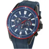 Jacques Lemans Herreur 1-2141B Liverpool Blå/Gummi Ø48 mm