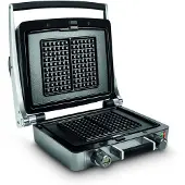 Fritel CW 3648, 2 vaffel/vafler, Rektangulær, Anthracit, 1600 W, 335 mm, 340 mm