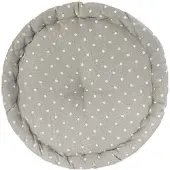 TODAY rund gulv-/sidddepude CONSTANCE, bomuld, Ø 40 x 12 cm