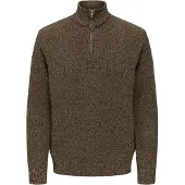 Only & Sons Pullover 'ONSJoin' brun-meleret