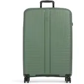 Travelite Air Stripe - Kuffert med 4 hjul | grøn | 51x77x29 cm