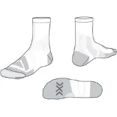 X-socks Bike Expert Crew Sokker